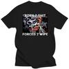 2024 Summer Tops Men Clothing The Born To Shit Forced Wipe Shirt Streetwear T Shirt