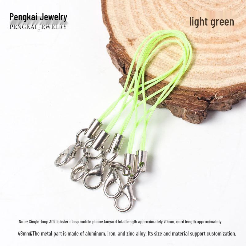 Сделай сам Красочный ремешок для мобильного телефона с карабином-лобстером – Аксессуар для ювелирных изделий ручной работы и шнурок-подвеска