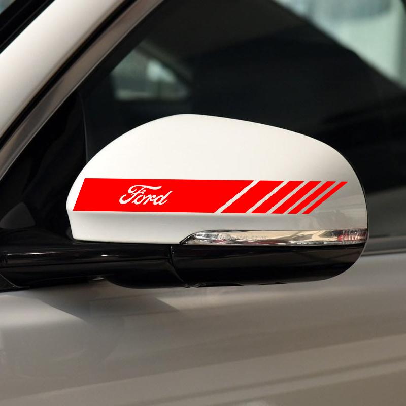 Автомобильное зеркало заднего вида боковая наклейка полоса наклейка кузов автомобиля для Ford Mustang Mondeo Focus Fiesta Escape Kuga Ecosport Ranger