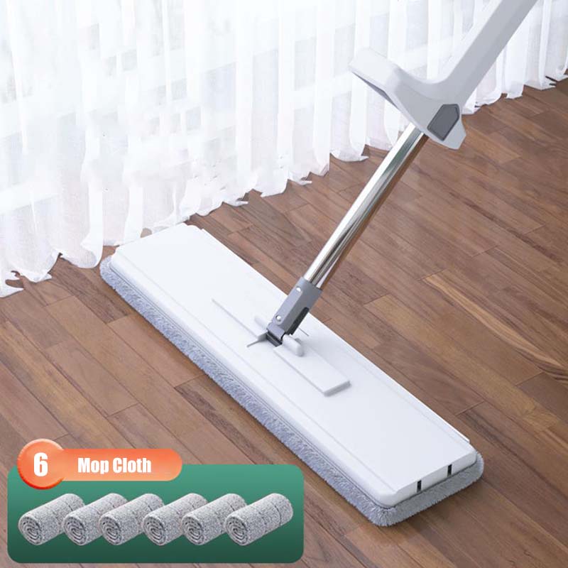 Плоская швабра без рук. Швабра для очистки и мытья полов. Артефактная швабра для ленивых. Бытовая швабра для влажной и сухой уборки. Швабры для мытья полов. Инструменты для уборки дома.