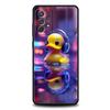Мультяшный чехол-утка для Samsung Galaxy A55 A35 A15 A14 A13 A25 A54 A51 A71 A72 A73 A32 A52 A41 5G Мягкий ТПУ корпус Fundas Сумки