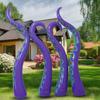 4 шт. Надувные щупальца осьминога на Хэллоуин, огромные надувные фиолетовые ноги осьминога, уличные украшения для двора, сада, газона