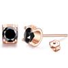 Moissanite Earrings For Women 18k Rose Gold Plated Silver D Color Vvs1 Round Moissanite Diamond Earrings Mother 'S Day Jewelry