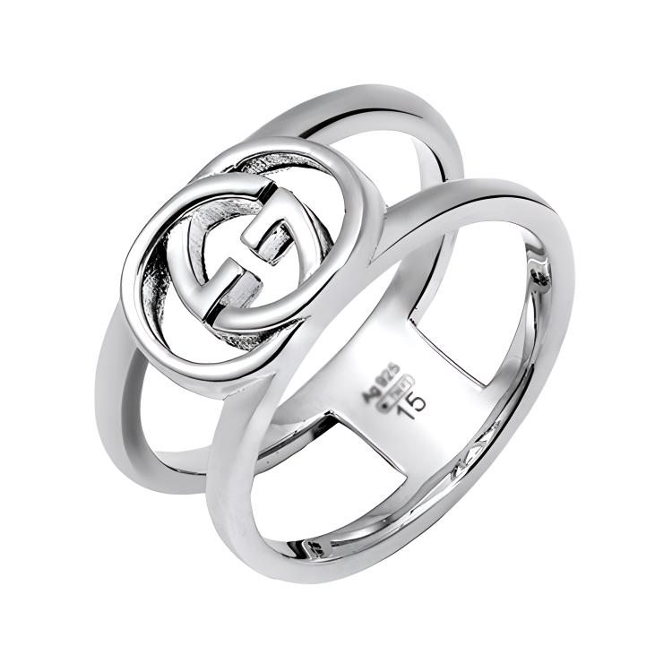 Gucci 2000-2015 Стерлинговое кольцо с interlocking G YBC295716001