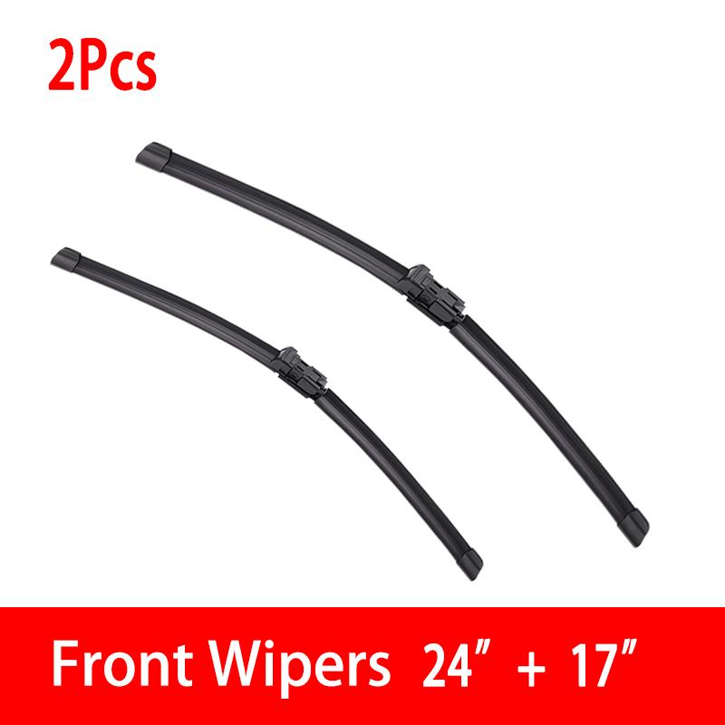 Wiper Blades For BYD Atto 3 Yuan Plus Atto3 2021-2023 Front Windshield Clean Window Windscreen Car Rain Brushes 24"+17"