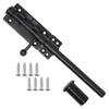 Heavy Duty Slide Bolt Gate Latch With A Padlock, Horizontal Bolt Latch Floor Latch Hardware And Loc
