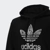 Adidas Мужская толстовка с капюшоном с логотипом Originals Trefoil, черный GT4356
