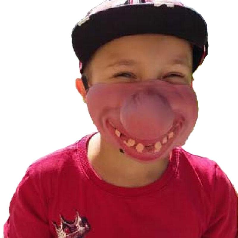 Унисекс творческая мода выражение лица хлопковая маска многоразовая забавная маска-чехол