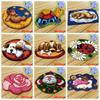 Cartoon Animal Latch Hook Pillow Smyrna Package Hooks Hand Knitted Embroidered Pillow Carpet Embroidery Set Latch Hook Rug Kits