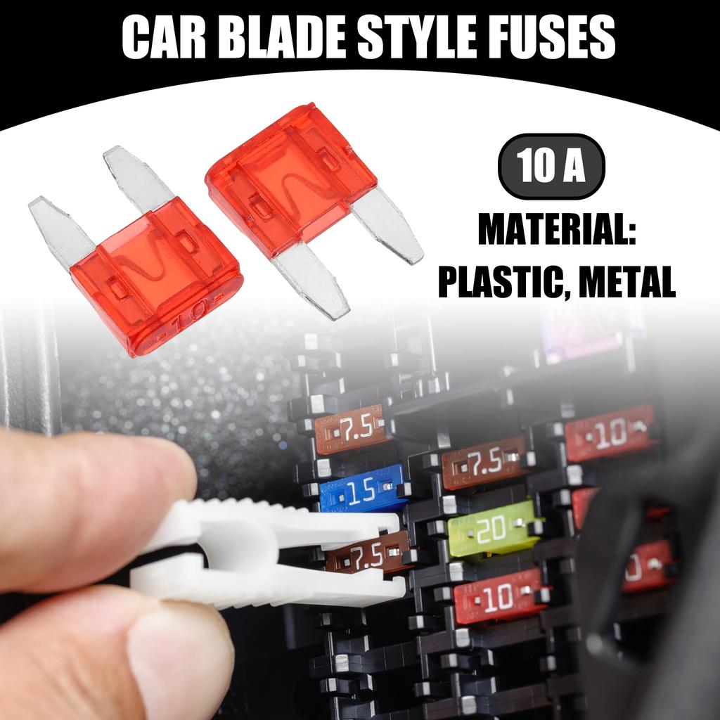 Partuto Набор из 5 мини 10А APM/ATM Универсальный автомобильный предохранитель типа предохранителя Короткий