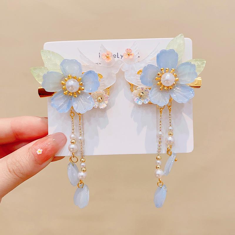 Китайские заколки для волос в стиле принцессы с кисточками - Аксессуары для волос Ханфу в древнем стиле для женщин и девочек