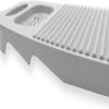 Portable Home Plastic Washboard with Soap Holder Off-White Model A