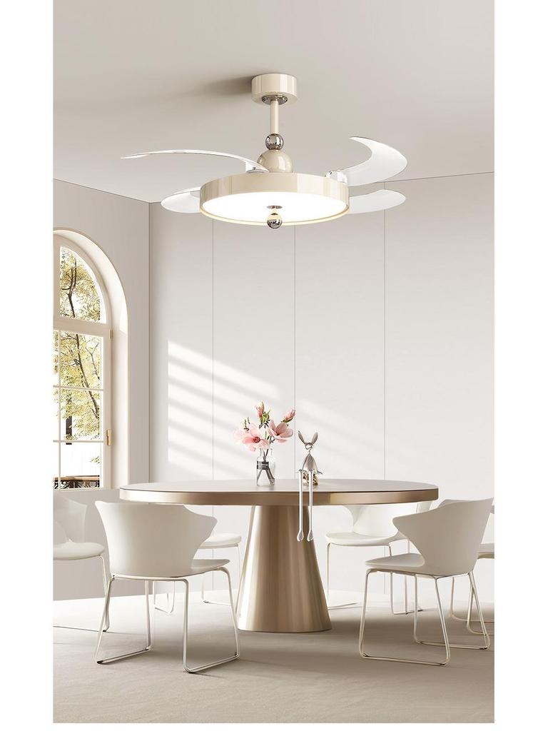2025 High-End Invisible Ceiling Fan Light with Eye-Protection for Bedroom & Study
