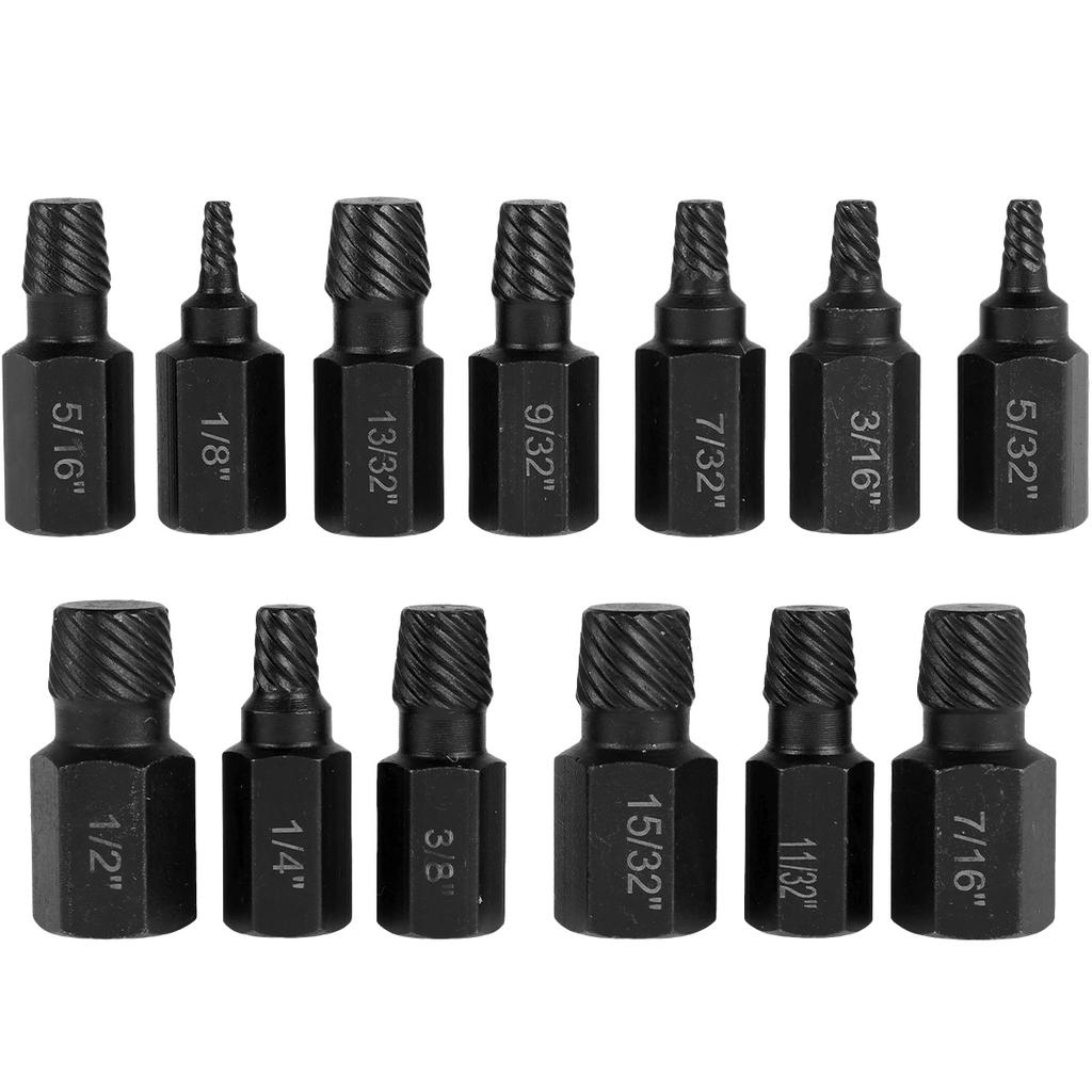 5-33 шт. Экстрактор поврежденных винтов Сверло Многошлицевой экстрактор Сломанное сверло для быстрого извлечения болтов Инструменты для удаления болтов и шпилек