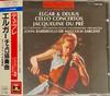 CD DUPRE (JACQUELINE), ELGAR, DELIUS,  - Du Pre/Elgar: Cello Concerto TOCE7222 Angel Records 1991 Japan Obi Classical