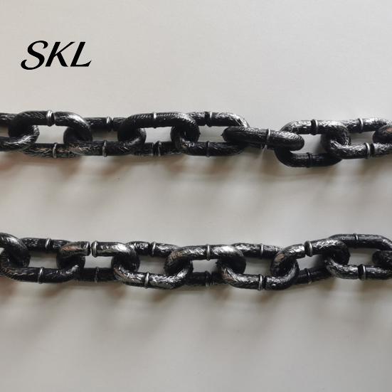 Maltese Dog Leash Giant Chain Leash, Lightweight Plastic Pet Looks Like Pomeranian Iron Chain, Stylish Big for Small Dogs Photo Props