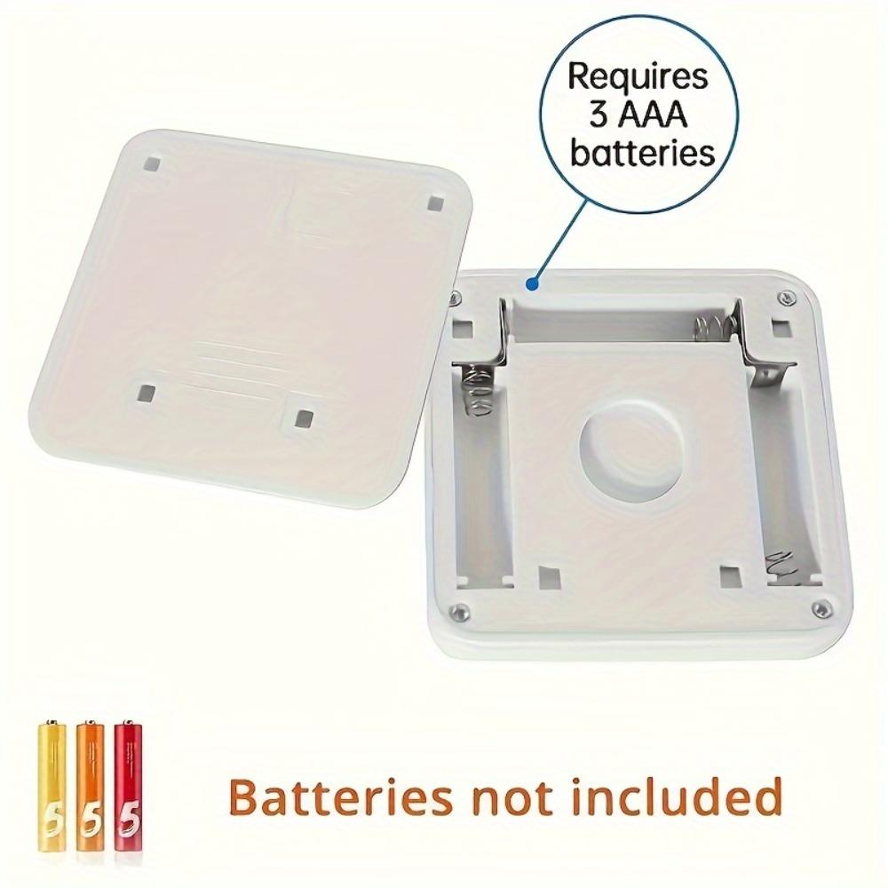 Modern LED Night Motion Sensor Wall-Mounted Lamp, Freestanding Adjustable Induction Lighting for Various Rooms, Battery Powered (3 AAA, Not Included)