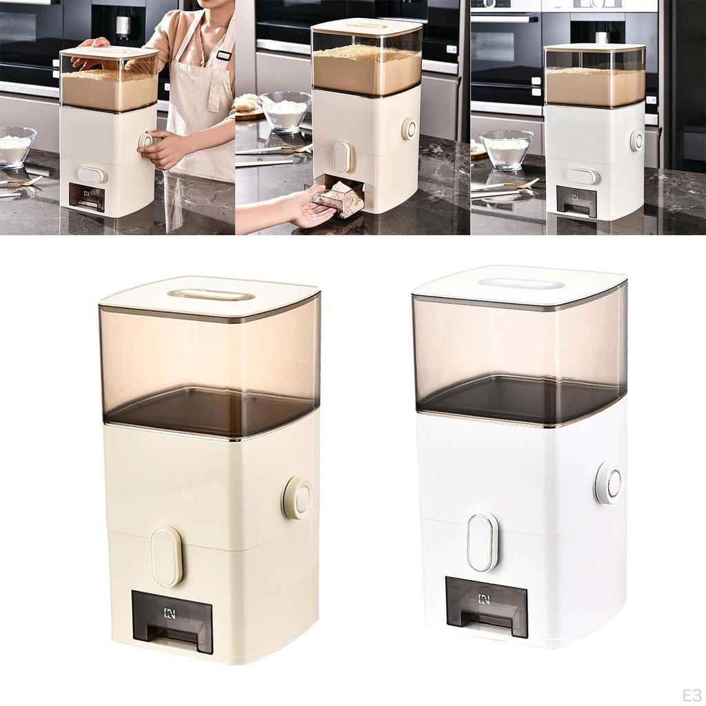 Емкость для муки с герметичным уплотнением для хранения на кухне