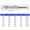 Tile Bit Drilling Tools Hole Opener Carbide Bit Drill Bit Cross Hex Drill Four Sides Cutting
