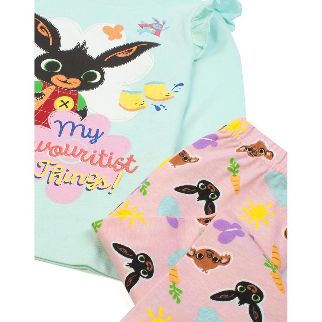 Bing Bunny Girls Characters Long-Sleeved Pajamas Set