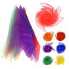 6 Solid Colors Thin Chiffon Nylon Silk Scarf Magic Show Performance Dance Candy Square Scarf Transparent Neckerchief Shawl