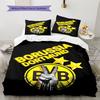 Постельное белье с узором BVB, Комплект с одеялом, Пододеяльник, Наволочка, Домашний подарок на день рождения (1 пододеяльник + 2 наволочки, без наполнителя)