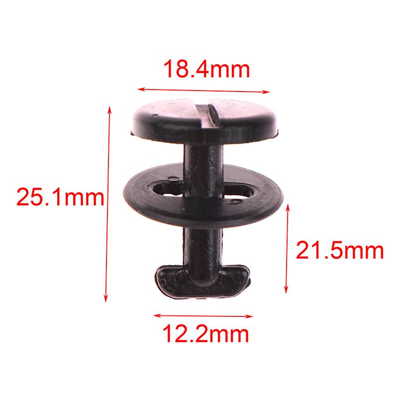 10Pcs Floor Carpet Mat Clips Twist Lock with Washers for E36 E46 3 Series E38 E39 5 7 Series Automobile Replace Fasteners