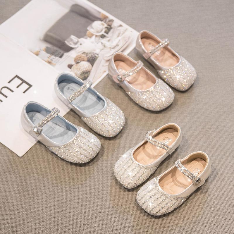 Girls' Princess Shoes Spring New Girls' Leather Shoe Soft Soled Children's Shoe Fashion Girls' Single Shoes Anti Slip Girl Shoes