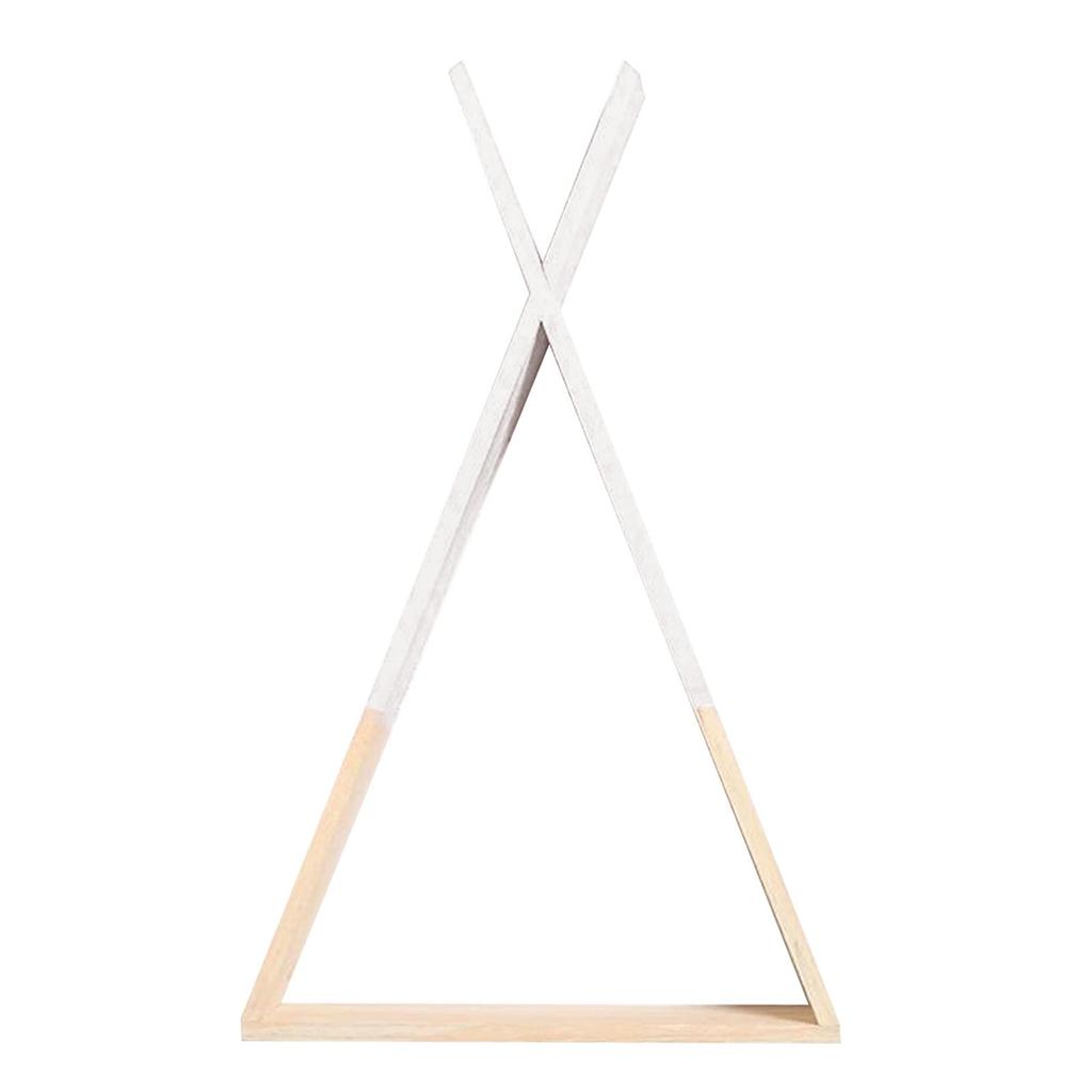 Детская деревянная настенная полка Треугольная полка для хранения Книжная полка Гостиная и домашний декор