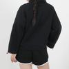 Puma Толстовки Женские Черные Стойка Умеренный Обычный 530299-01
