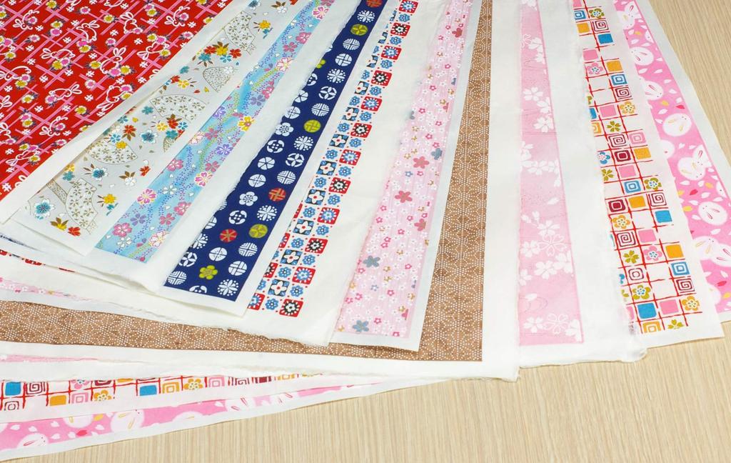 Yuzen Washi Lunch Four Seasons Summer Leaf Stylish plastic rectangular perfect for Western and Japanese modern Perfect for Nordic this and placemat is