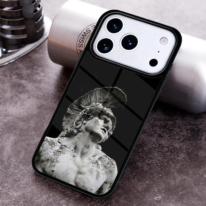 Греческая эстетика Гипсовая статуэтка Чехол для телефона для iPhone 17 16 15 Pro Max Air 14 13 12 11 Plus Ударопрочный чехол
