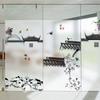 Китайские чернила в стиле Цзяннань, оконные пленки, матовые, статические, липкие, витражные, непрозрачные, для туалета, пленки для конфиденциального стекла