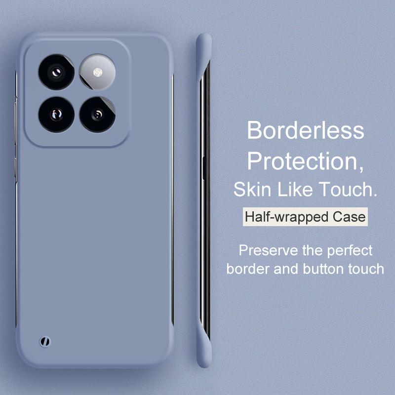 Ультратонкий жесткий чехол из ПК без рамок в карамельном цвете для Xiaomi Mi 14 13 13T 12 12X 12S 11 11T 11i 11X Pro Lite Ultra Back Cover Coque