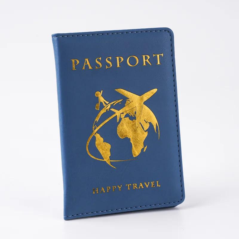 Новая Глобальная Цветная PU Обложка для паспорта, зажим для билетов, держатель для паспорта, держатель удостоверения личности, дорожный кошелек, дорожные аксессуары