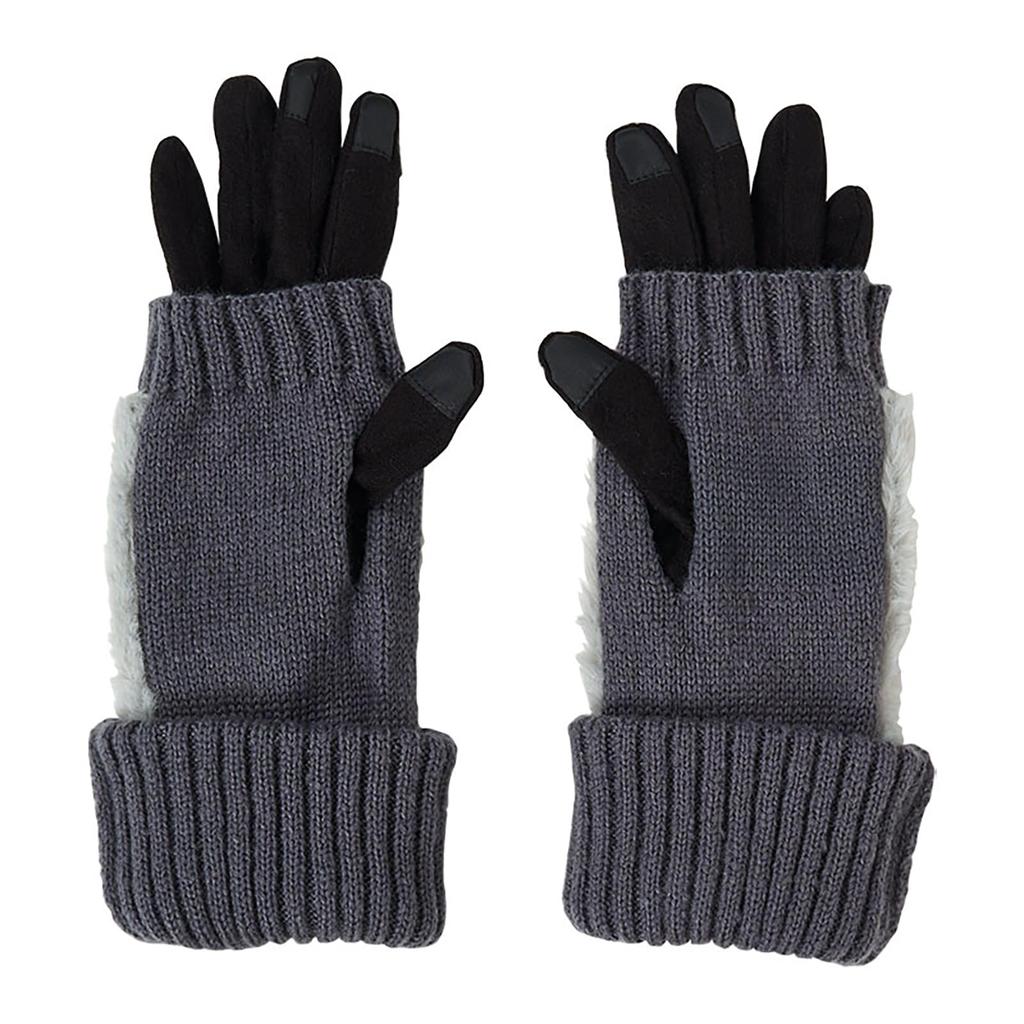 Перчатки 3-в-1 Sanrio, Hello Kitty, Совместимые со смартфоном, Нарукавники, Защита от холода, 381331