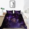 Space Star Printing Household Bedding Single Bed Double Bed Full Size Pillowcase and Quilt Cover 2/3 Beddingome