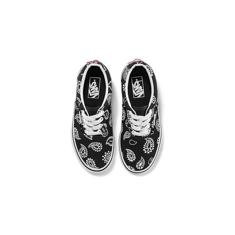 Vans Era Canvas Casual Low Top Skate Shoes Kids Sneaker Black VN000YMABLK