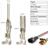 440Pcs Automotive Electrical Pin Connectors Kit 1.5/1.8/2.5/2.8Mm Pin Terminals Wire Connector P Wiring Harness Pin Kit Crimp Terminal P For 22-12
