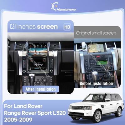 12,1 дюйма Для Range Rover Sport L320 2005-2009 Автомобильный мультимедийный плеер GPS-навигация радио Android 13 8 ядер 8+128 ГБ Carplay 4G AUTO