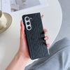 Чехол для Samsung Galaxy Z Fold6 5G, двухкомпонентный, с покрытием из кожи, ПК, чехол для телефона, узор со швами