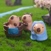 Фигурки животных Игрушки Модель Симуляция Капибара Фигурки животных Мультяшная фигурка Симуляция Модель капибары