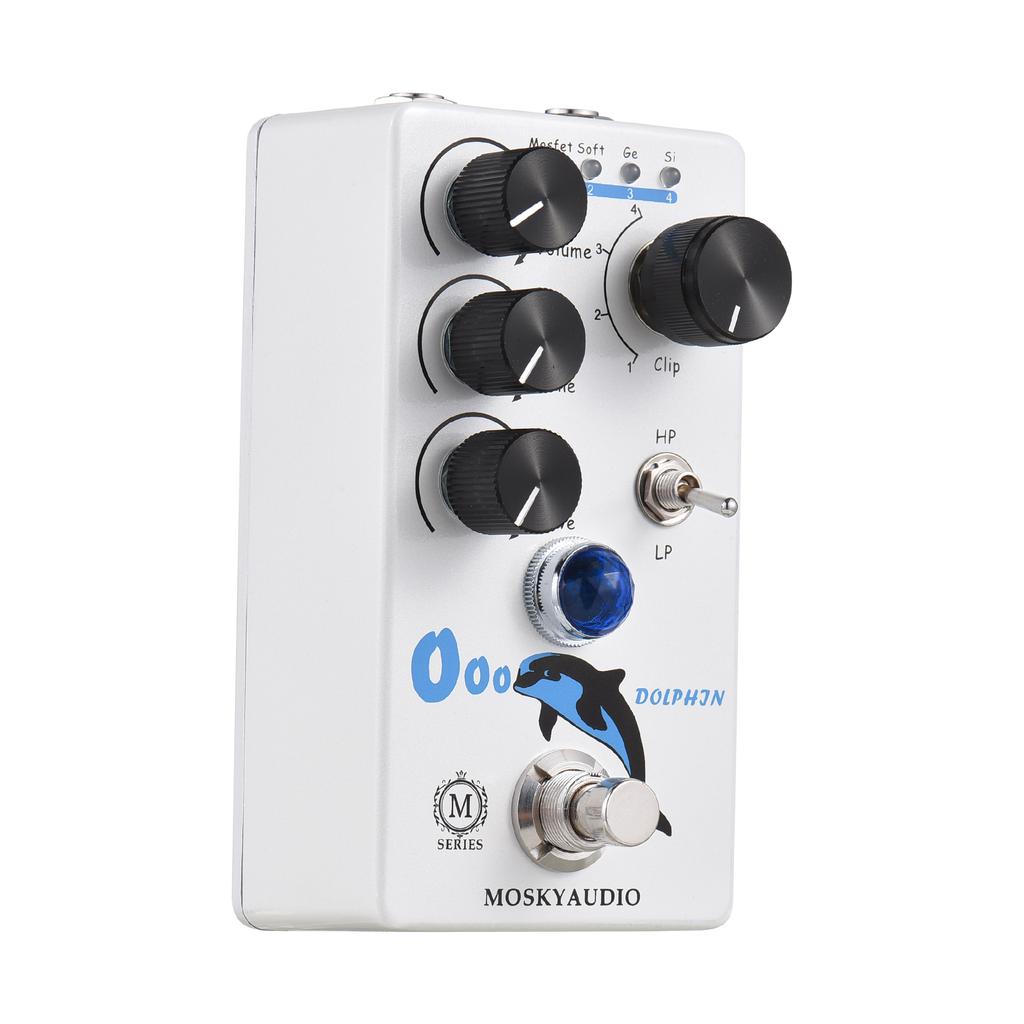 MOSKYAudio Distortion/Overdrive Guitar Effect Pedal 4 Mode Switch Volume/Tone/Drive Controls