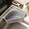 Triangular Storage Baskets Suction Cup Sponge Rag Storage Box Gifts Kitchen Sink Trash Boxes