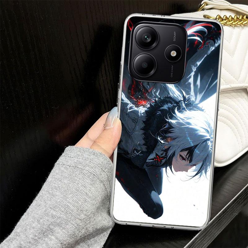 Чехол Arlecchino Genshin Impact для телефона Xiaomi Redmi Note 14 13 12 11 Pro Plus Чехол для телефона 14S 12S 11S 11E 11T 10S 10 9S 9 Силиконовый F