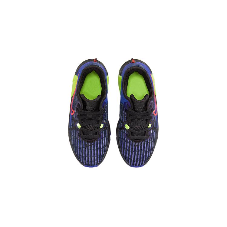 Nike Износостойкие дышащие детские баскетбольные кроссовки средней высоты Синие Детские DD0424-405