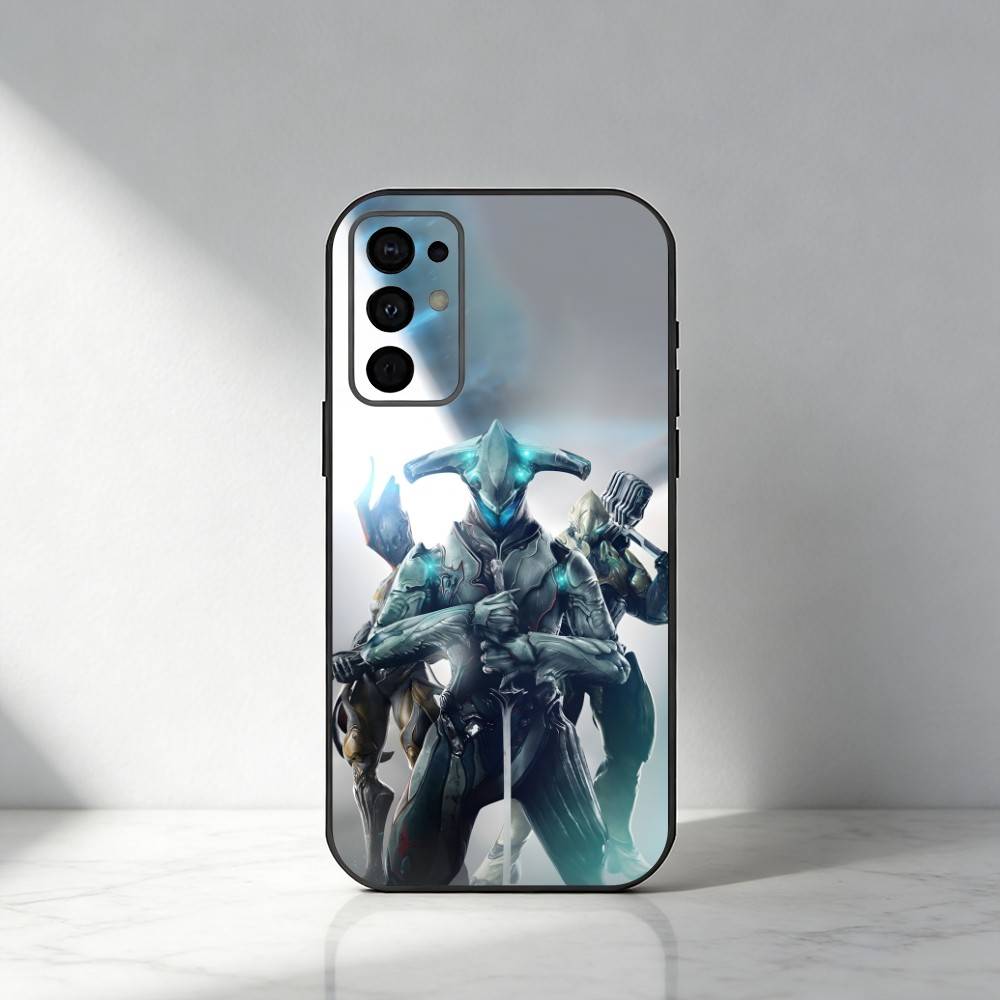 Игровой W-Warframe Чехол для телефона с HD-печатью для Samsung S25,S24,S21,S22,S23,S30,Ultra,S20,Plus,Fe,Note,5G Черный Чехол