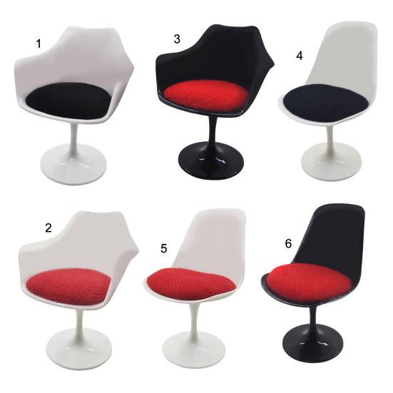 Полезная имитация нежной текстуры кукольного кресла аксессуары мини-круглые для внутреннего использования