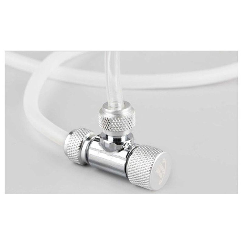 Регулятор CO2 для аквариумных растений с одной головкой/двумя головками, точный игольчатый клапан, счетчик пузырьков для аквариумных аксессуаров C42