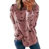Jocoo Jolee Fashion Tie Dye Print Loose T Shirt Spring Long Sleeve O Neck Oversized Tops Casual Oversized Tee Shirt Streetwear